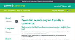 Desktop Screenshot of demo.ballyhoocommerce.co.uk
