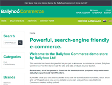 Tablet Screenshot of demo.ballyhoocommerce.co.uk